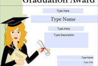 Graduation Gift Certificate Template Free In 2020 Throughout Graduation Gift Certificate Template Free