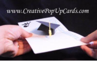 Graduation Pop Up Card: 3D Cap | Pop Up Card Templates, Card With Graduation Pop Up Card Template