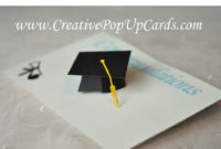 Graduation Pop Up Card: 3D Cap Tutorial | Pop Up Card In Printable Graduation Pop Up Card Template