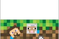 Great For Thank You Card | Minecraft Birthday, Minecraft For Professional Minecraft Birthday Card Template