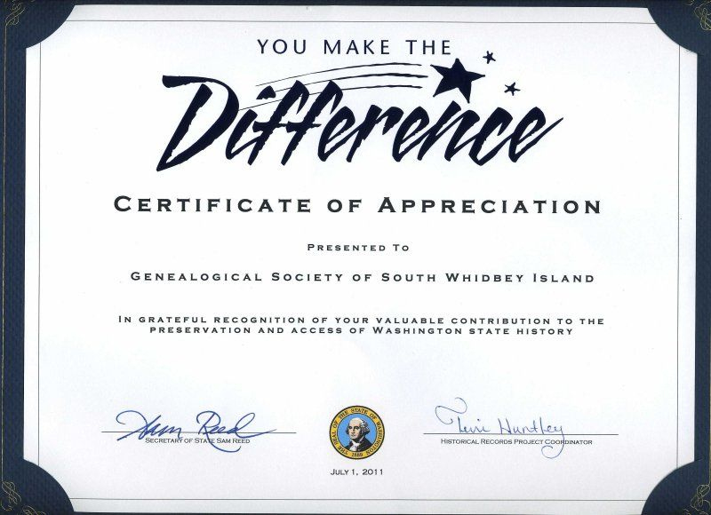 Gsswi: Awards | Certificate Of Recognition Template For Free Volunteer Award Certificate Template