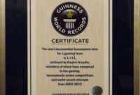 Guinness World Record Certificate Template (4 With Regard To Guinness World Record Certificate Template