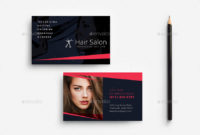 Hair Salon Business Card Template Within Hair Salon Business Card Template