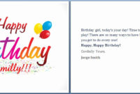 Happy Birthday Card Template Word Inspirational Ms Word Regarding Microsoft Word Birthday Card Template