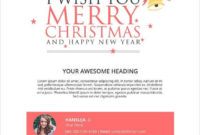 Happy New Year Email Template 5974 | Email Christmas Cards With Regard To Printable Holiday Card Email Template