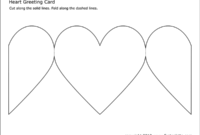 Heart Greeting Card | Free Printable Templates & Coloring For Best Fold Out Card Template
