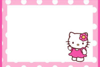 Hello Kitty Birthday Invitation Template | Hello Kitty Throughout Hello Kitty Birthday Card Template Free