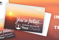 Help Your Church Invite Friends: Free Easter Invite Template Within Free Church Invite Cards Template