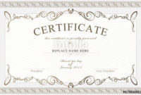 High Resolution Certificate Template In 2020 | Certificate Within Quality High Resolution Certificate Template
