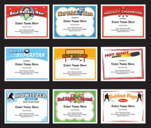 Hockey Certificates Templates | Awards For Hockey Teams For Hockey Certificate Templates