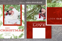 Holiday Card Template Archives Online Photography Regarding Professional Free Christmas Card Templates For Photographers