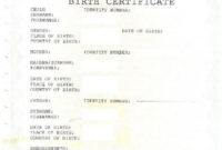 Home Affairs Birth Certificate Intended For Best South African Birth Certificate Template