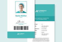 Hospital Staff Id Card Template Word | Psd | Apple Pages Throughout Hospital Id Card Template