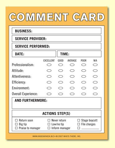How Am I Doing? | Card Template, Card Templates, Free Inside Best Comment Cards Template