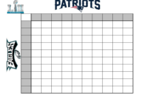 How To Create A Fun Super Bowl Betting Chart Intended For Inside Football Betting Card Template