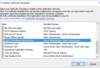 How To Create And Manage Windows Ssl Certificate Templates For Best Workstation Authentication Certificate Template