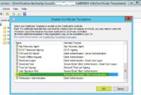 How To Deploy Active Directory Certificate Services On With Regard To Workstation Authentication Certificate Template