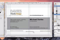How To Design A Business Card In Gimp (Tutorial) | Davies Throughout Printable Gimp Business Card Template