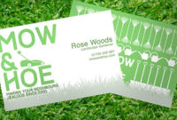 How To Design A Gardener Business Card In Photoshop With Printable Gardening Business Cards Templates