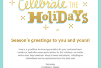 How To Find The Right Holiday Email Templates In Time For Regarding Holiday Card Email Template