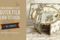 How To Make A Dutch Fold Card [With Free Template!] Create With Regard To Card Folding Templates Free