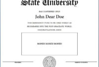 How To Make A Fake Diploma (Template And Tutorial Within Fake Diploma Certificate Template