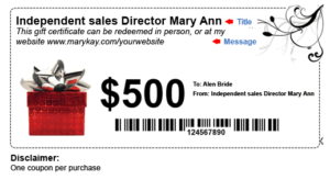 How To Make Money With Mary Kay® Gift Certificates And Inside Free Mary Kay Gift Certificate Template