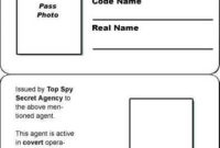 Http://Www.topspysecrets/Images/Credit Pass Inside With Professional Spy Id Card Template