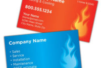 Hvac Technician Business Card In Hvac Business Card Template