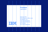Ibm Design Language – 2X Grid Throughout Ibm Business Card Template