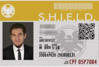 Id Card Template 41 | Id Card Template, Templates, Cards Pertaining To Shield Id Card Template