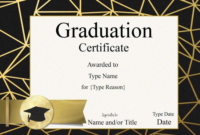 Ideas For Graduation Gift Certificate Template Free On With Regard To Free Graduation Gift Certificate Template Free