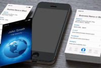Information Technology Cool Iphone Ios Design Business With Best Iphone Business Card Template