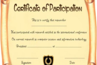 International Conference Certificate Templates (4 Regarding Professional International Conference Certificate Templates