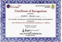 International Conference Certificate Templates (5 Intended For International Conference Certificate Templates
