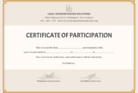 International Conference Certificate Templates (8 Within International Conference Certificate Templates