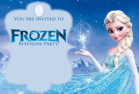 Like Mom And Apple Pie: Frozen Birthday Party And Free Within Printable Frozen Birthday Card Template