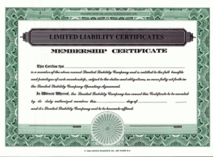 Llc Membership Certificate | Certificate Templates In Llc Membership Certificate Template Word