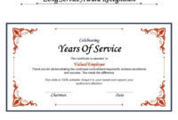 Long Service Award Recognition | Powerpoint Design Template With Long Service Certificate Template Sample