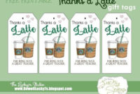 Lucky7S Studio: Free Printable, Thanks A Latte Printable Within Thanks A Latte Card Template