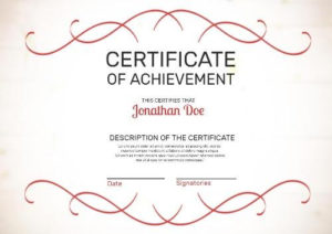 Make Your Own Certificate Of Achievement In Seconds In Certificate Of Accomplishment Template Free