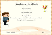 Manager Of The Month Certificate Template (4) Templates Within Manager Of The Month Certificate Template