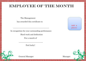 Manager Of The Month Certificate Template (7) Templates Throughout Best Manager Of The Month Certificate Template