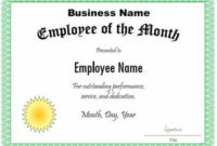 Manager Of The Month Certificate Template In 2020 Intended For Best Manager Of The Month Certificate Template