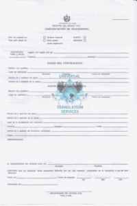 Marriage Certificate Translation $20 Pp Delivery Same Day No Within 11+ Mexican Marriage Certificate Translation Template