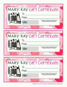 Mary Kay | Official Site | Mary Kay Gifts, Mary Kay Gift With Regard To Free Mary Kay Gift Certificate Template