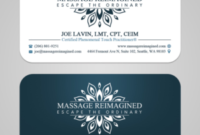Massage Business Cards | 279 Custom Massage Business Card Throughout Professional Massage Therapy Business Card Templates