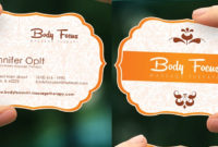 Massage Therapist Business Card Samples & Ideas Within Massage Therapy Business Card Templates