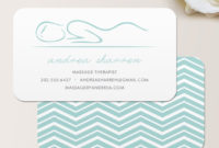 Massage Therapy Business Cards: How To Make Your Clients Pertaining To Professional Massage Therapy Business Card Templates