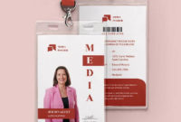 Media Id Card Template Word | Psd | Indesign | Apple Pages Regarding 11+ Media Id Card Templates